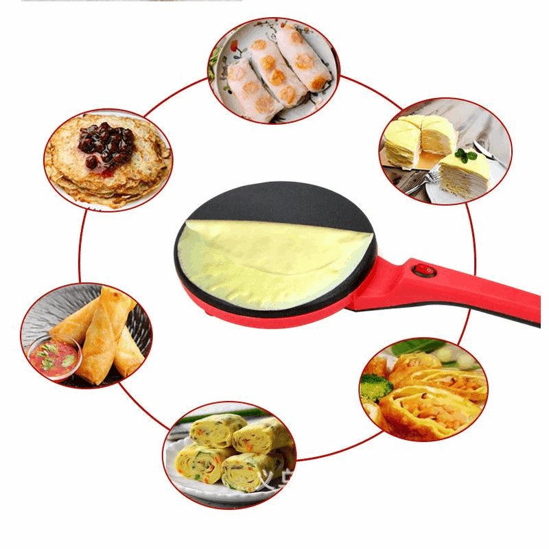 MasterGrill™ – Panquequeira Elétrica Antiaderente de Alta Performance para Panquecas, Crepes, Omeletes e Tapiocas