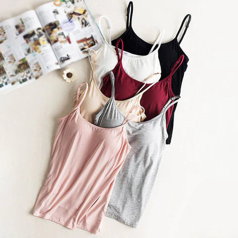 Blusa Regata com Sutiã Embutido ComfortStyle – Com 19% OFF